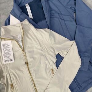 Lululemon Athletica Blue and Gray Jackets